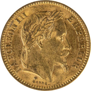 Buy 20 Francs Napoleon III Gold Coin –  (Random Year, AU)