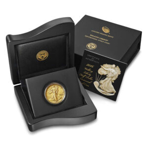 Buy 2016-W 1/2 oz American Gold Walking Liberty Half Dollar Coin (Box + CoA)