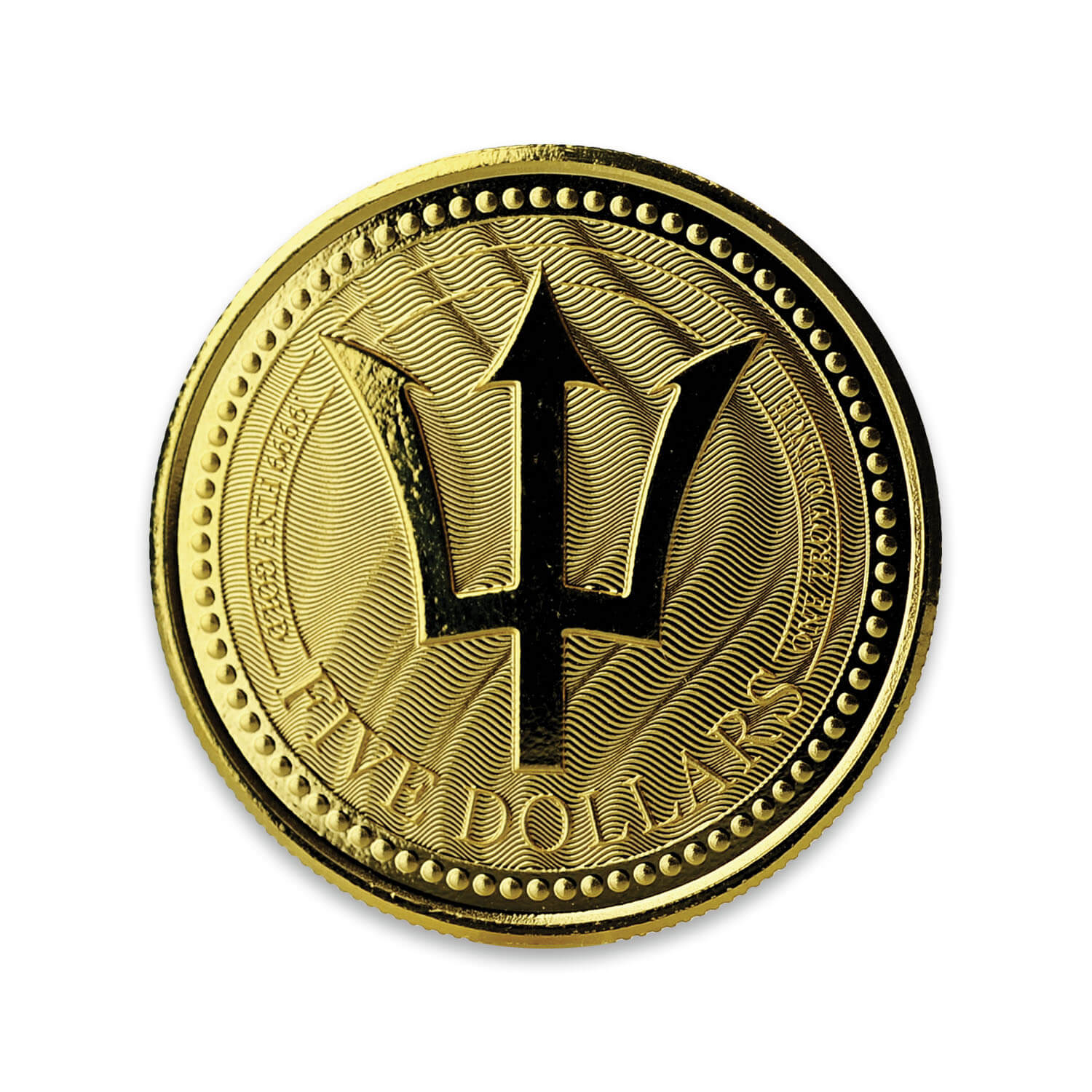 Buy 2017 1 oz Barbados Trident Gold Coin (BU)