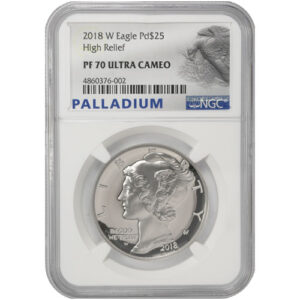 Buy 2018-W 1 oz Proof American Palladium Eagle Coin NGC PF70
