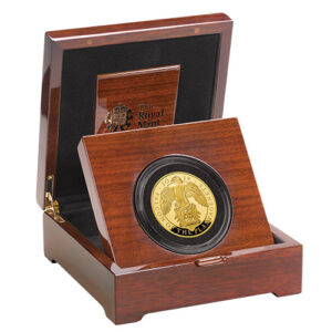 Buy 2019 5 oz Proof British Gold Queens Beast Falcon Coin (Box + CoA)