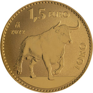 Buy 2022 1 oz Reverse Proof Royal Spanish Mint Bull Gold Coin