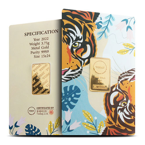 Buy 3.75 Gram Today LTD Tiger Gold Bar (Box + Assay)