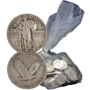 Buy 90% Silver Standing Liberty Quarters ($100 FV, Circulated)