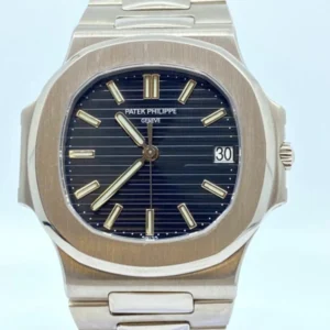 Patek Philippe Nautilus For Sale in With Gold extremely rare unworn full set