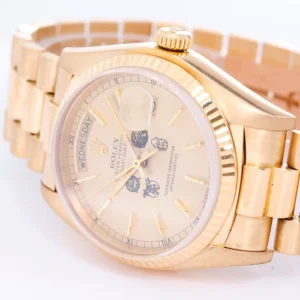 Rolex Day-Date 36 President Day-Date Men's 18k Gold Watch 18038