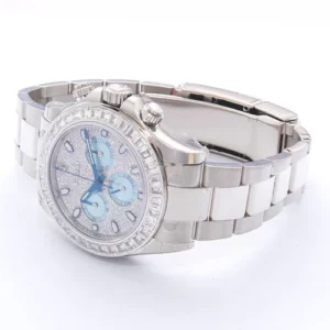 Rolex daytona platinum 116576TBR - Cosmograph Daytona Platinum Diamond Pave Dial Men's Watch