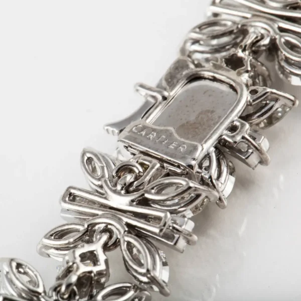 1950s Cartier Diamond Platinum Bracelet