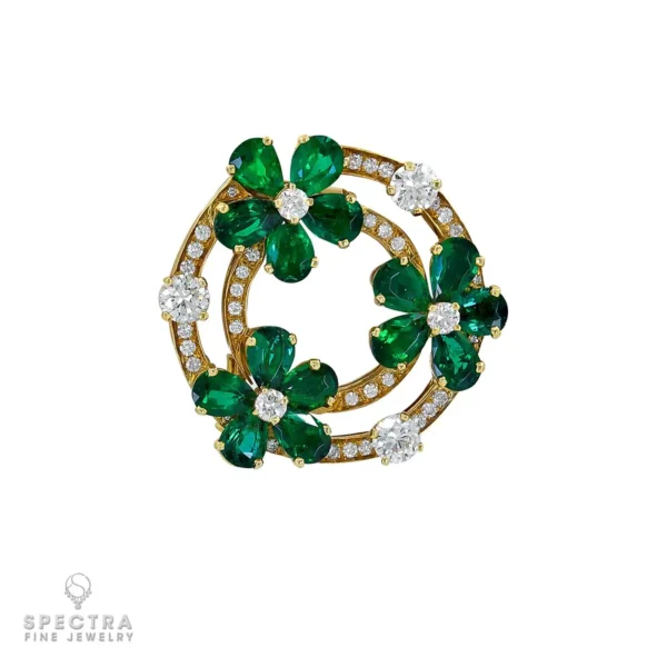 Bulgari Contemporary Diamond Emerald Parure Suite