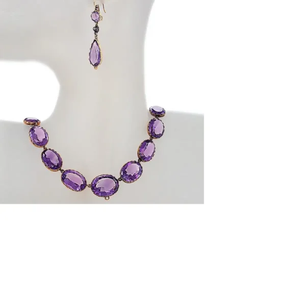 Buy Victorian Amethyst and Gold Parure