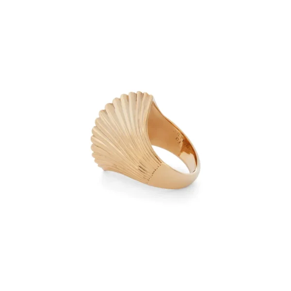 Cartier 18 Karat Gold Fluted Dome Ring