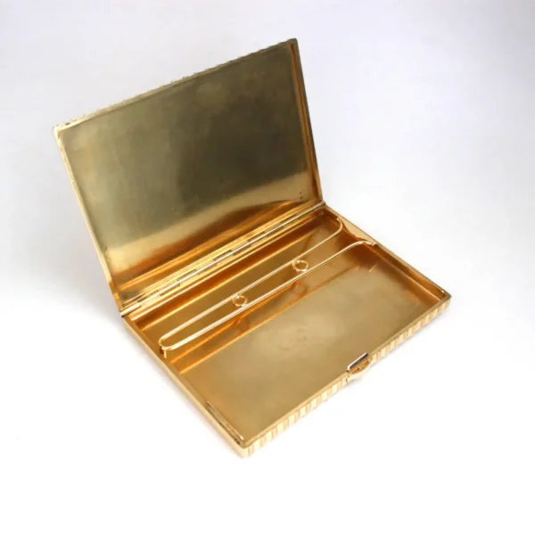 Cartier 18 Karat Gold Rope Cigarette Case