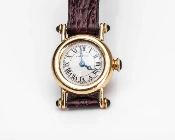 Cartier Diabolo 18 Karat Yellow Gold Quartz Wristwatch, 1980s