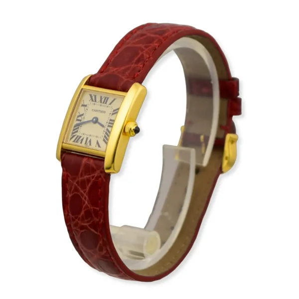 Cartier Tank Montres Francaise in 18k Yellow Gold Watch