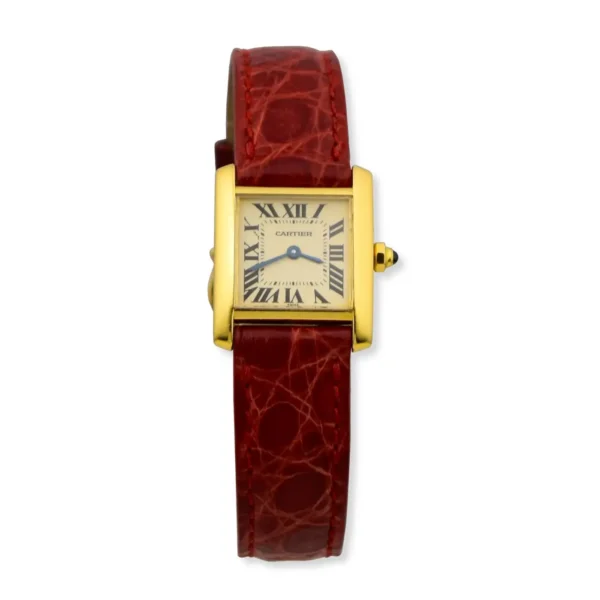 Cartier Tank Montres Francaise in 18k Yellow Gold Watch