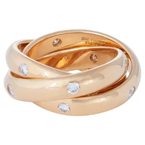 Cartier Trinity Constellation Yellow Gold and Diamond Ring