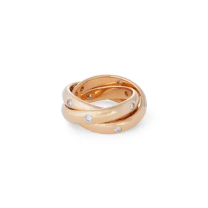 Cartier Trinity Constellation Yellow Gold and Diamond Ring