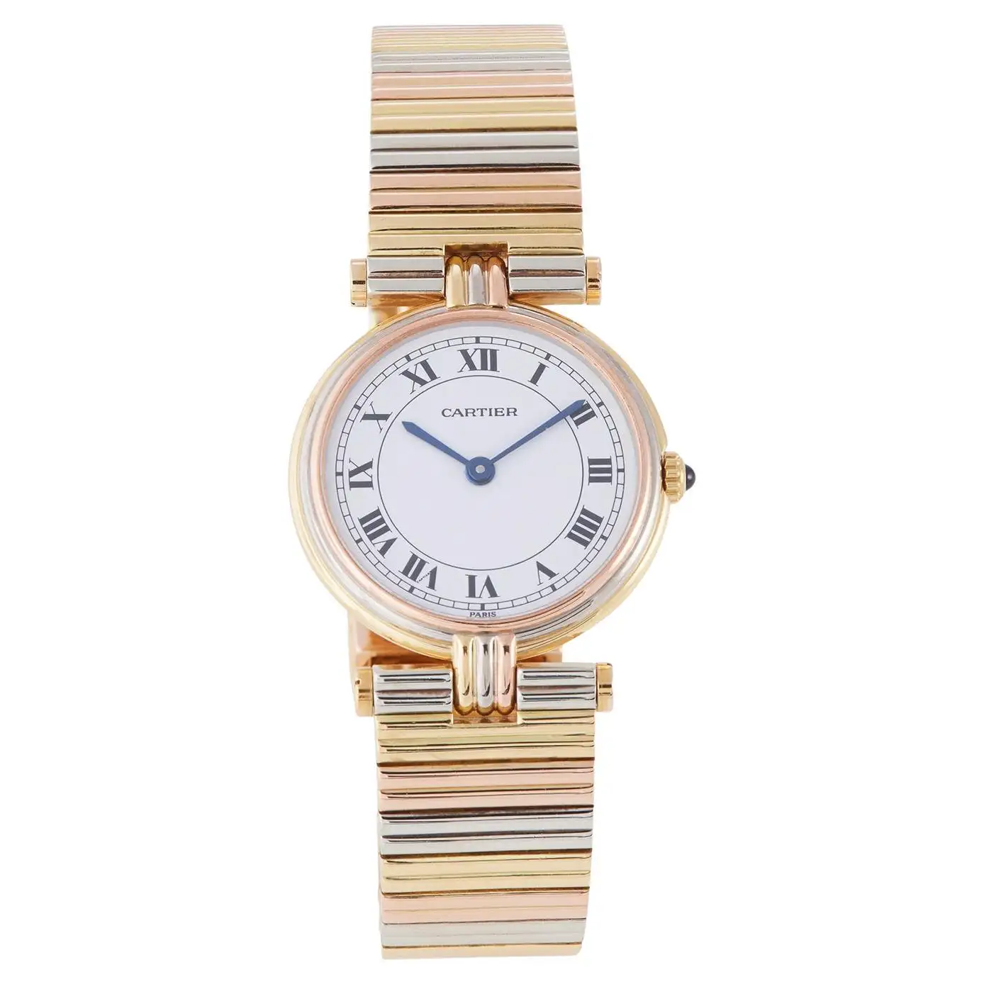 Cartier Vendome Trinity 8100 Tri-Colour Gold Watch