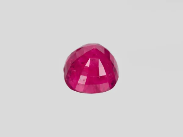 Certified Burma Red Ruby 3.56 Carat Natural No Heat Ruby Diamond Ring