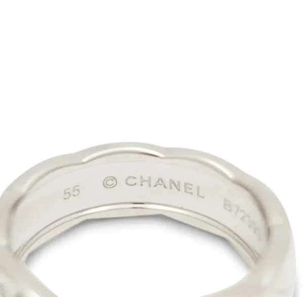 Chanel Coco Crush White Gold Diamond Ring, Small Model