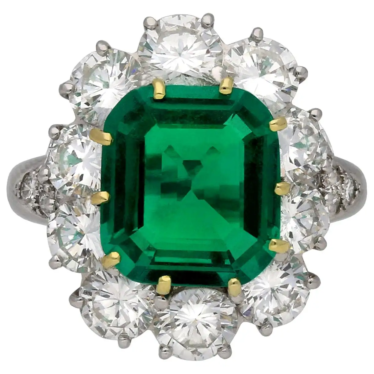 Colombian Emerald and Diamond Ring, American, circa 1980, Van Cleef & Arpels