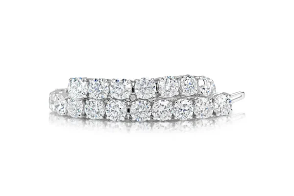 Diamond Platinum Brilliant Tennis Bracelet 28.80 Carat