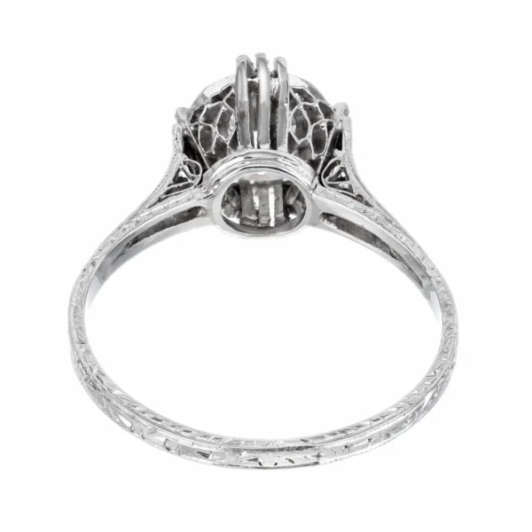 EGL Certified 1.85 Diamond Platinum Engagement Ring