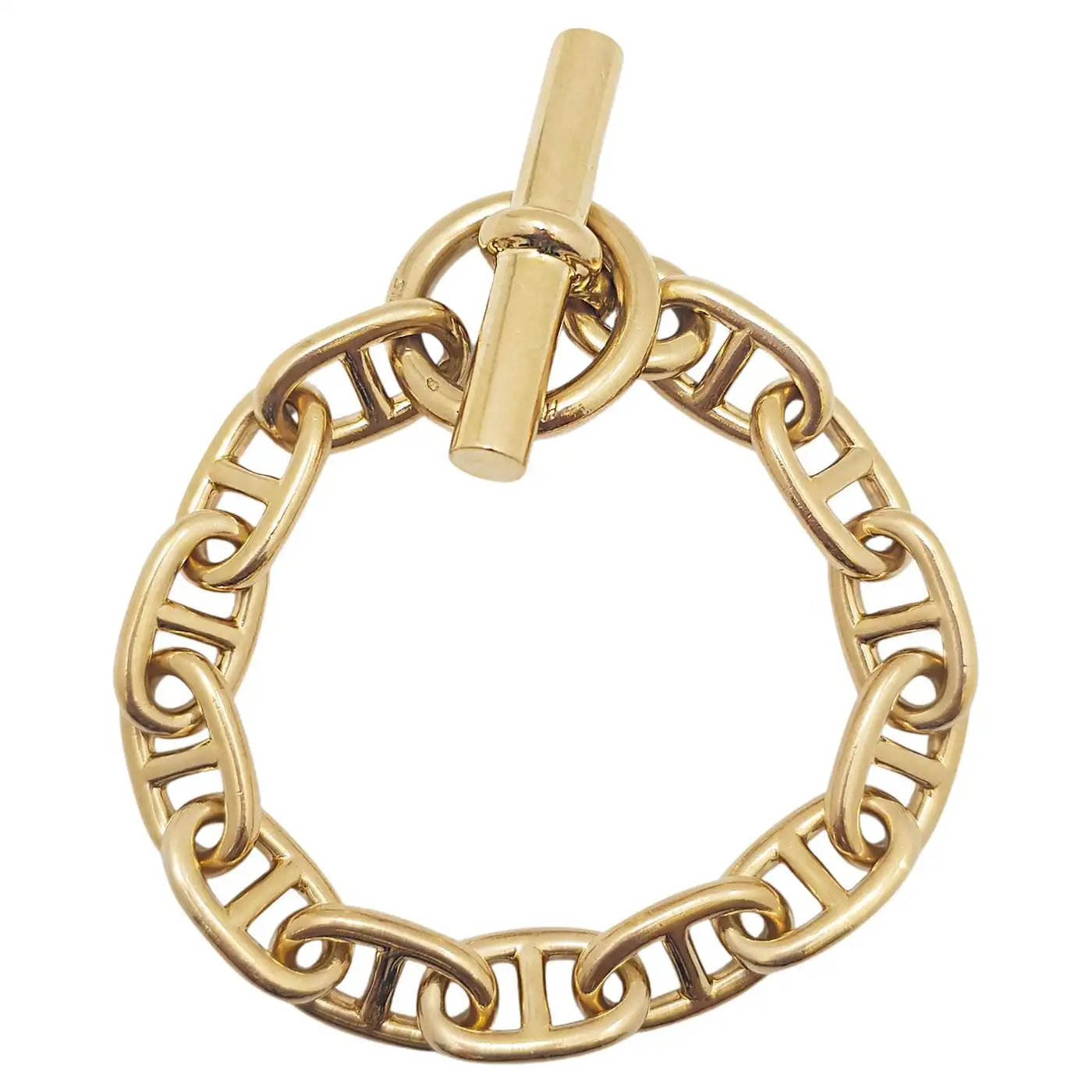 Hermès Chaîne d'Ancre Yellow Gold Bracelet