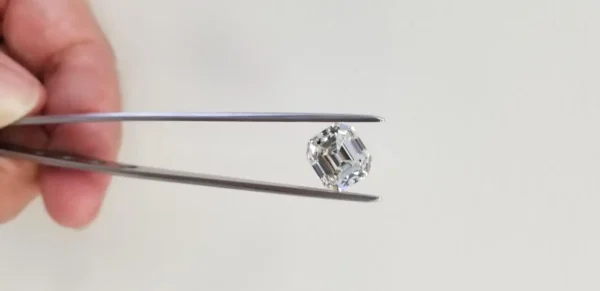 INTERNALLY FLAWLESS Carat GIA Certified 8.16 Square Emerald Cut Diamond