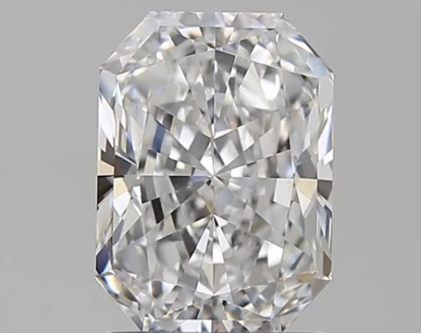 Internally Flawless 1.50 Carat Long Radiant Diamond PLatinum Ring GIA Certified