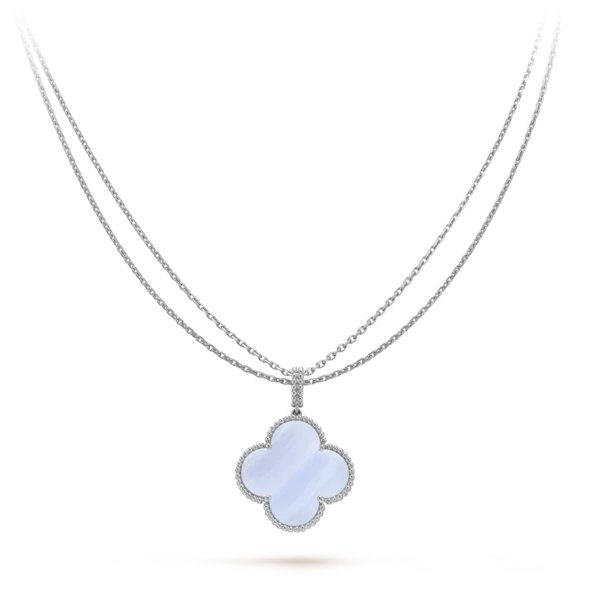 1 motif Magic Alhambra long necklace