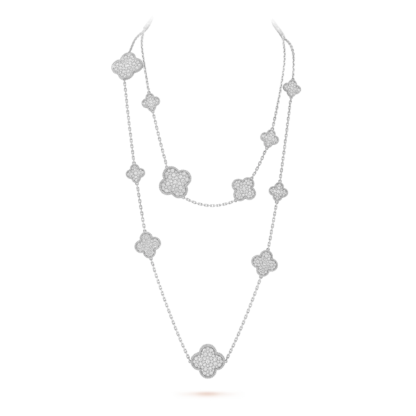Magic Alhambra long necklace 16 motifs