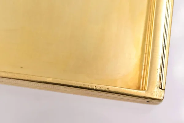 Magnificent French Retro Sapphire Gold Box