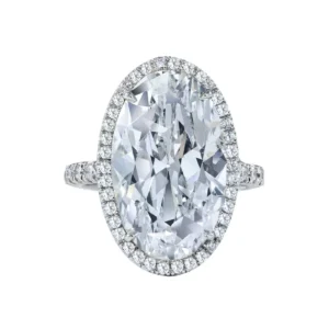 Roman Malakov GIA Certified Oval Cut Diamond Halo Engagement Ring