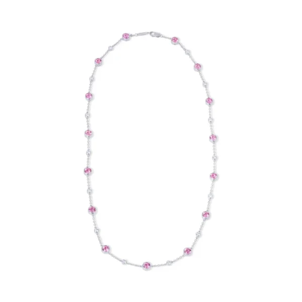 Tiffany Swing Pink sapphire and Diamond Necklace Tiffany & Co.
