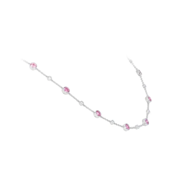 Tiffany Swing Pink sapphire and Diamond Necklace Tiffany & Co.