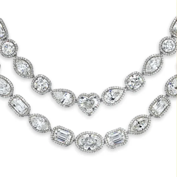 William Goldberg 63 Carat Spectacular Diamond Infinity Necklace