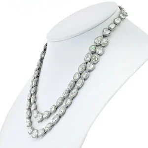 William Goldberg 63 Carat Spectacular Diamond Infinity Necklace